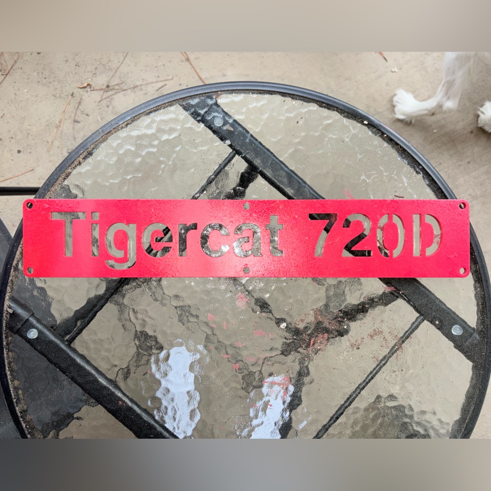 Red Tigercat 7200 Sign